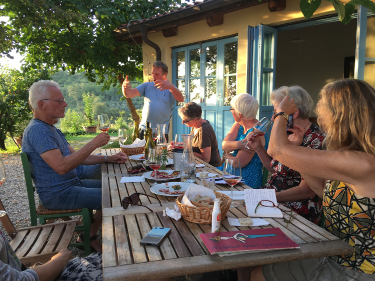 Aan tafel bij Janko Stekar